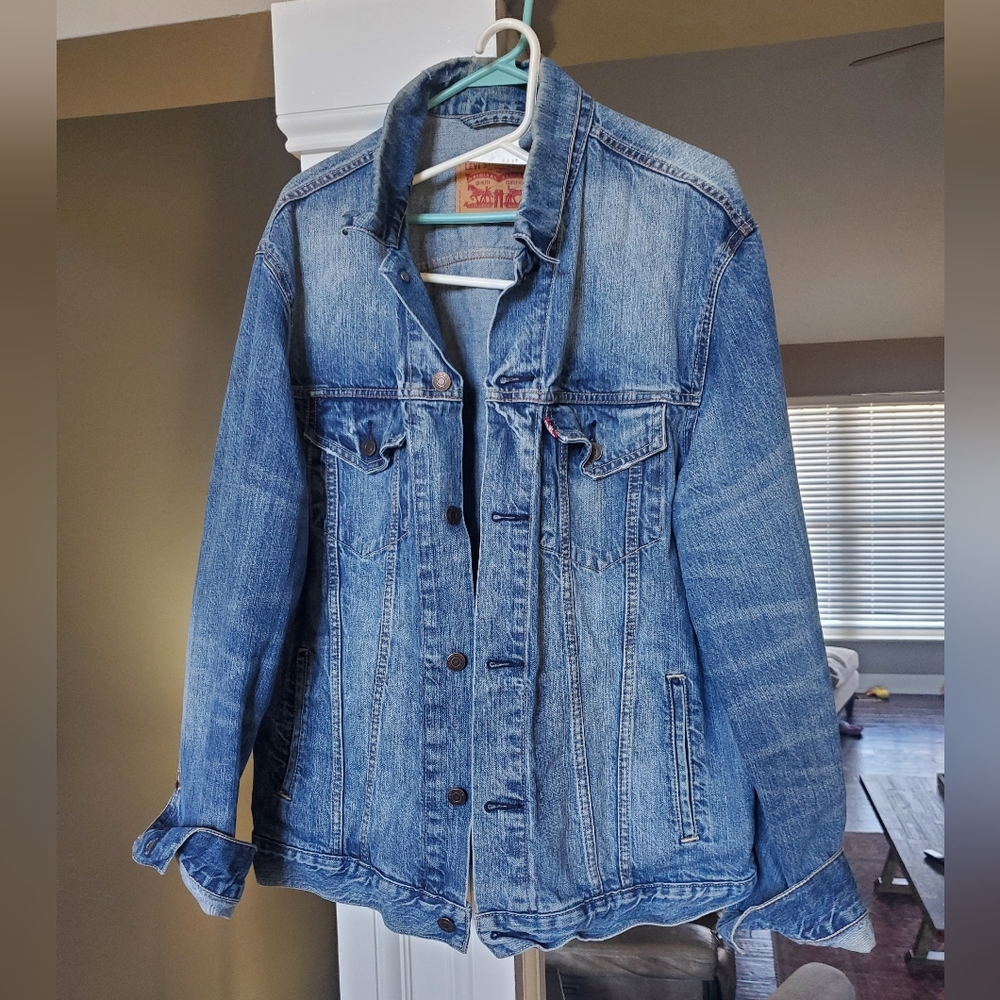 Levi's Blue Denim Jacket for Men Size XL